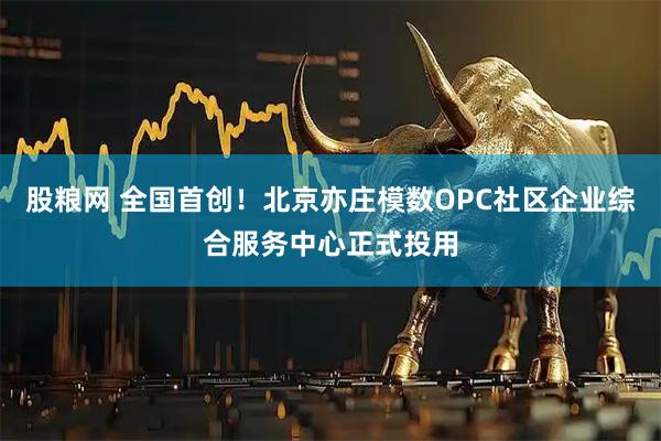 股粮网 全国首创！北京亦庄模数OPC社区企业综合服务中心正式投用